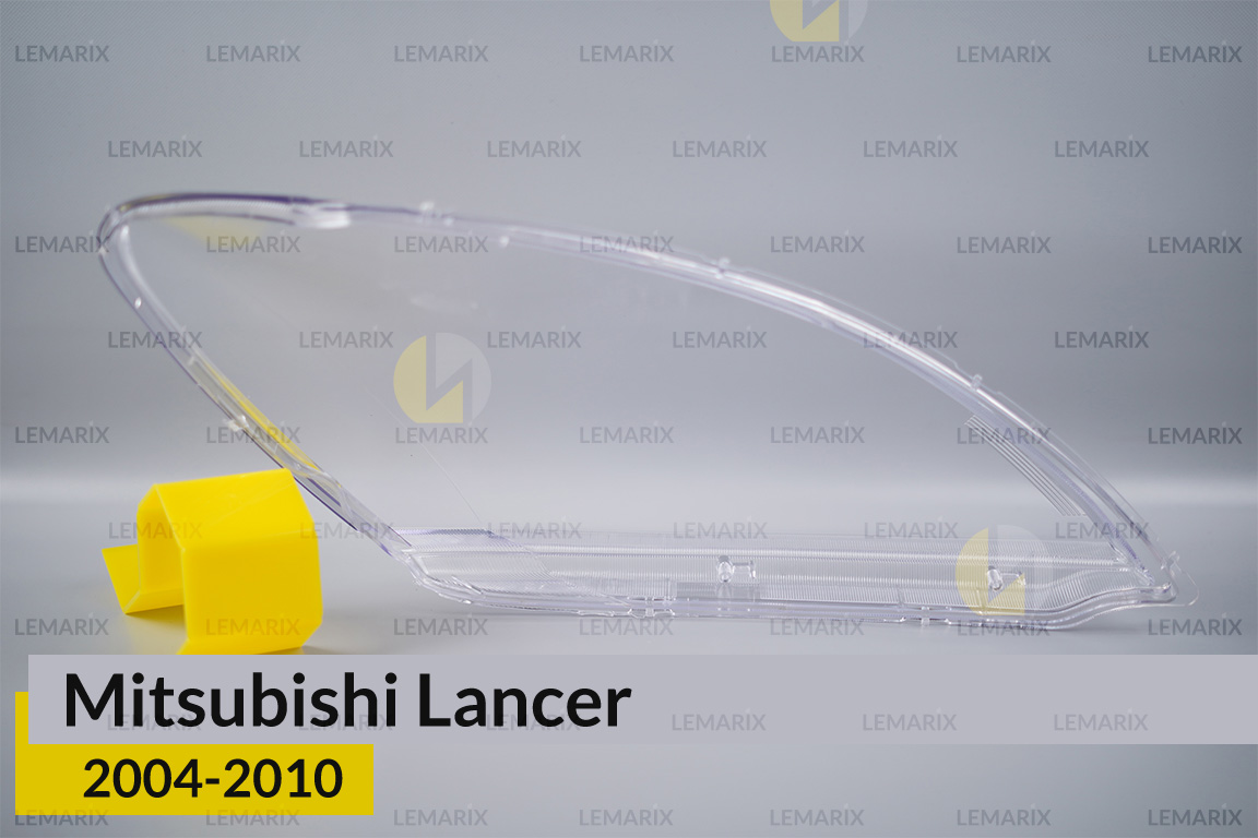 Скло фари Mitsubishi Lancer (2004-2010) ліве