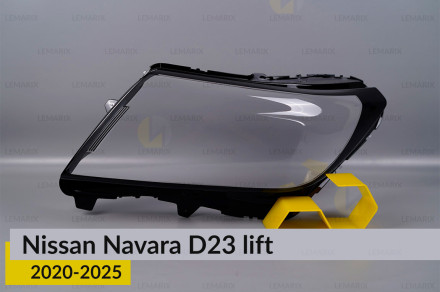 Скло фари Nissan Navara D23 (2020-2025) рест ліве