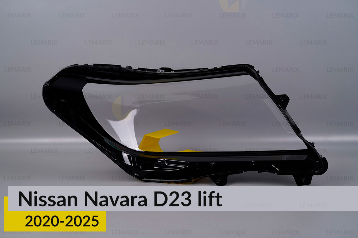 Скло фари Nissan Navara D23 (2020-2025) рест ліве