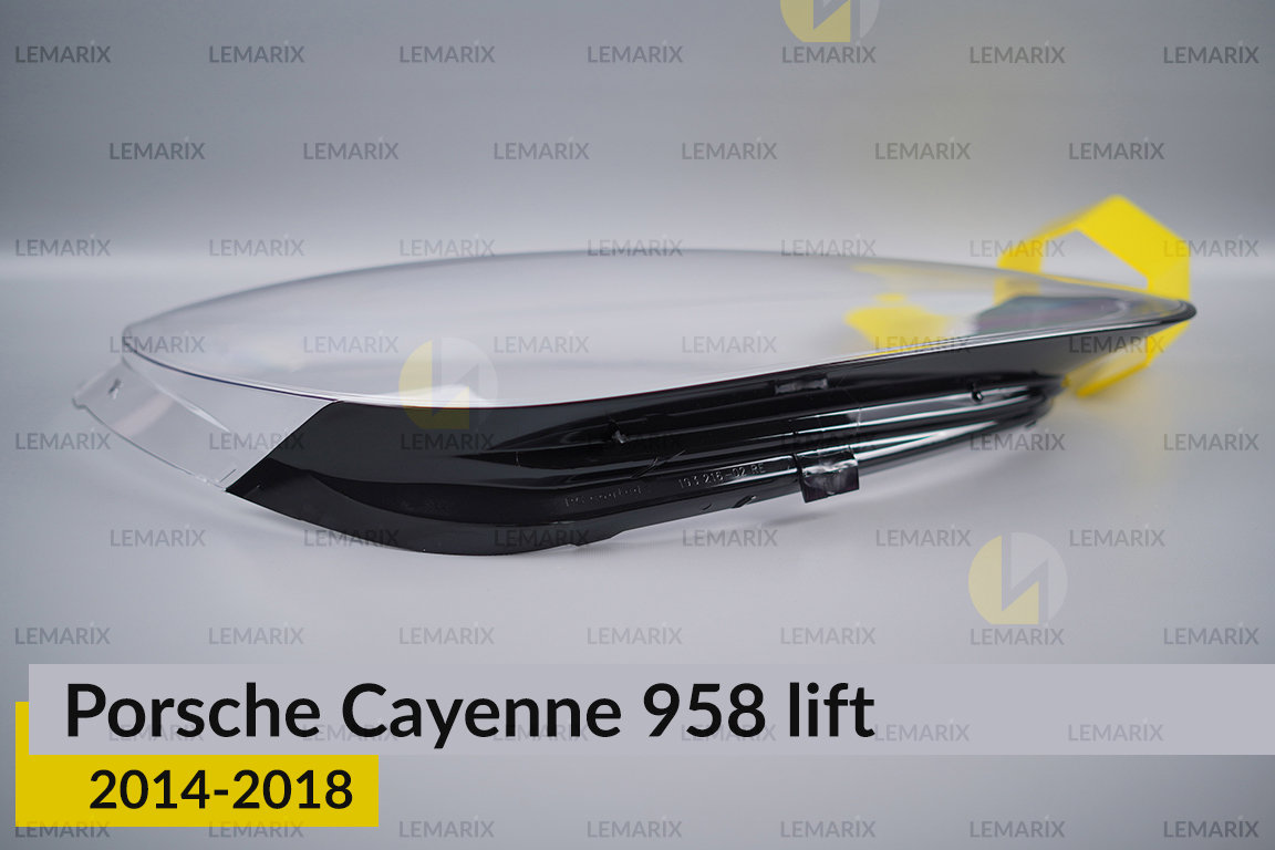 Скло фари Porsche Cayenne 958 (2014-2018) рест праве