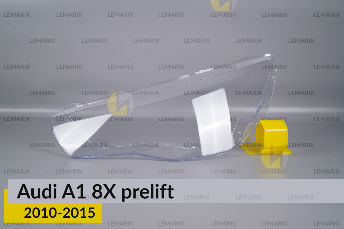 Скло фари Audi A1 8X (2010-2015) дорест ліве