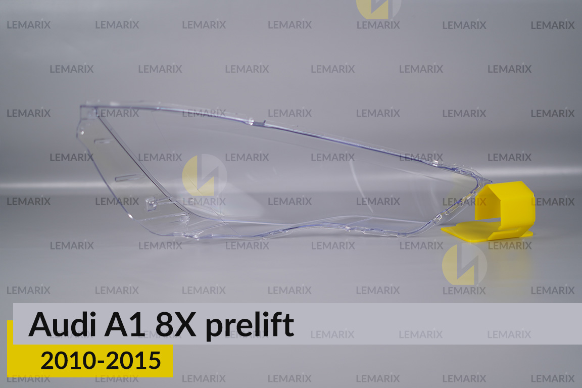 Скло фари Audi A1 8X (2010-2015) дорест ліве