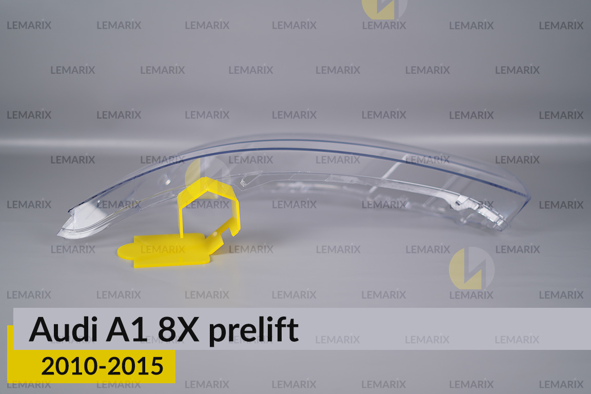 Скло фари Audi A1 8X (2010-2015) дорест ліве