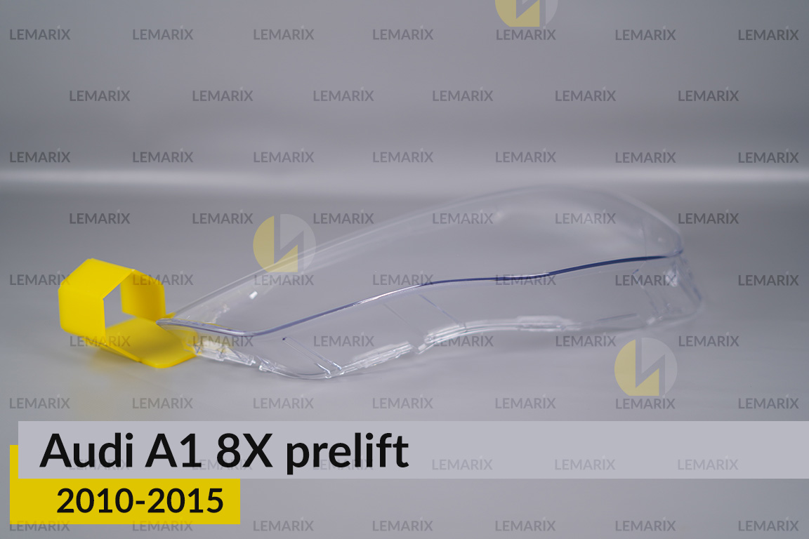 Скло фари Audi A1 8X (2010-2015) дорест ліве