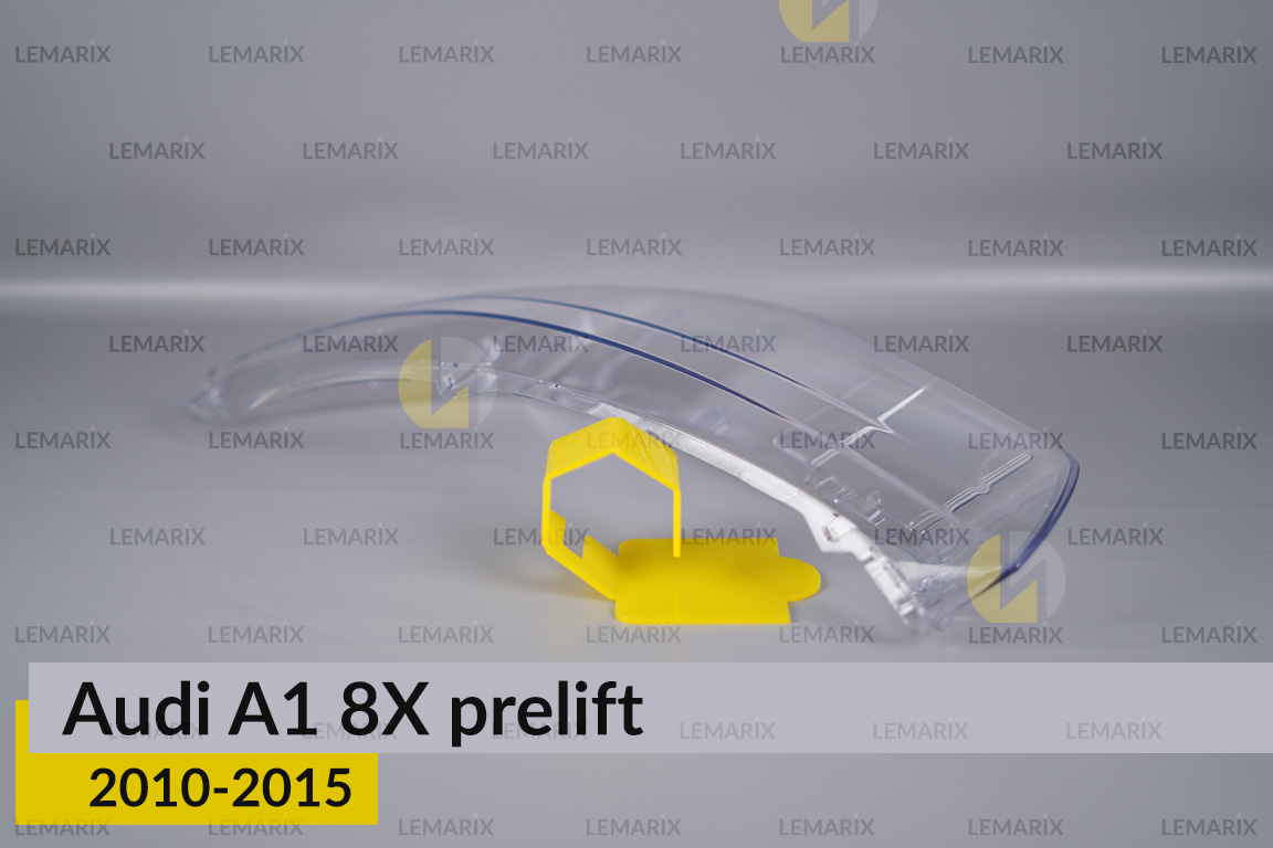 Скло фари Audi A1 8X (2010-2015) дорест ліве