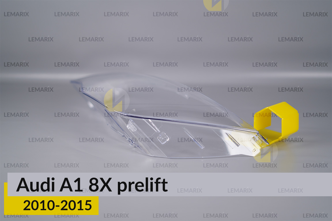 Скло фари Audi A1 8X (2010-2015) дорест ліве