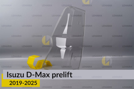 Скло заднього ліхтаря Isuzu D-Max (2019-2026) дорест ліве