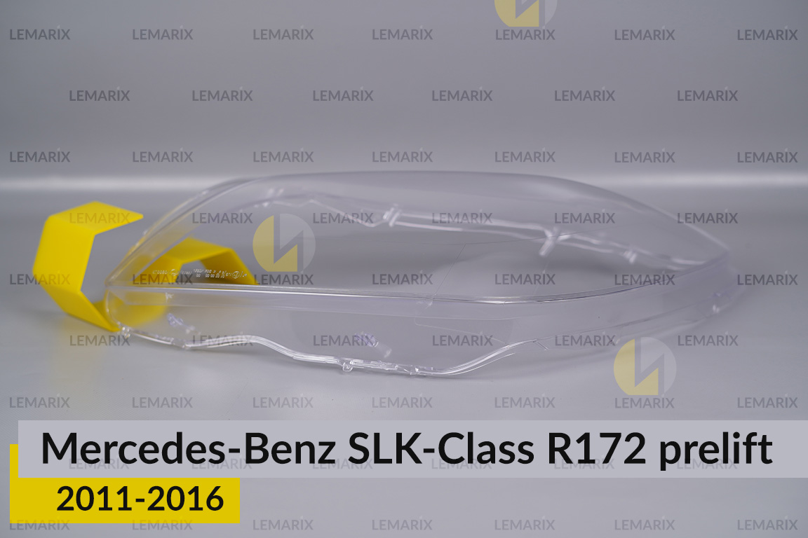 Скло фари Mercedes-Benz SLK-Class R172 (2011-2016) дорест ліве