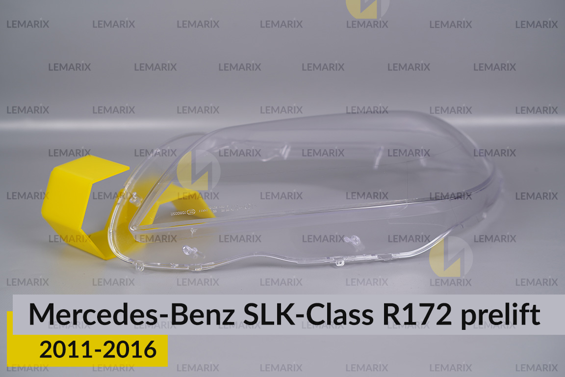 Скло фари Mercedes-Benz SLK-Class R172 (2011-2016) дорест ліве