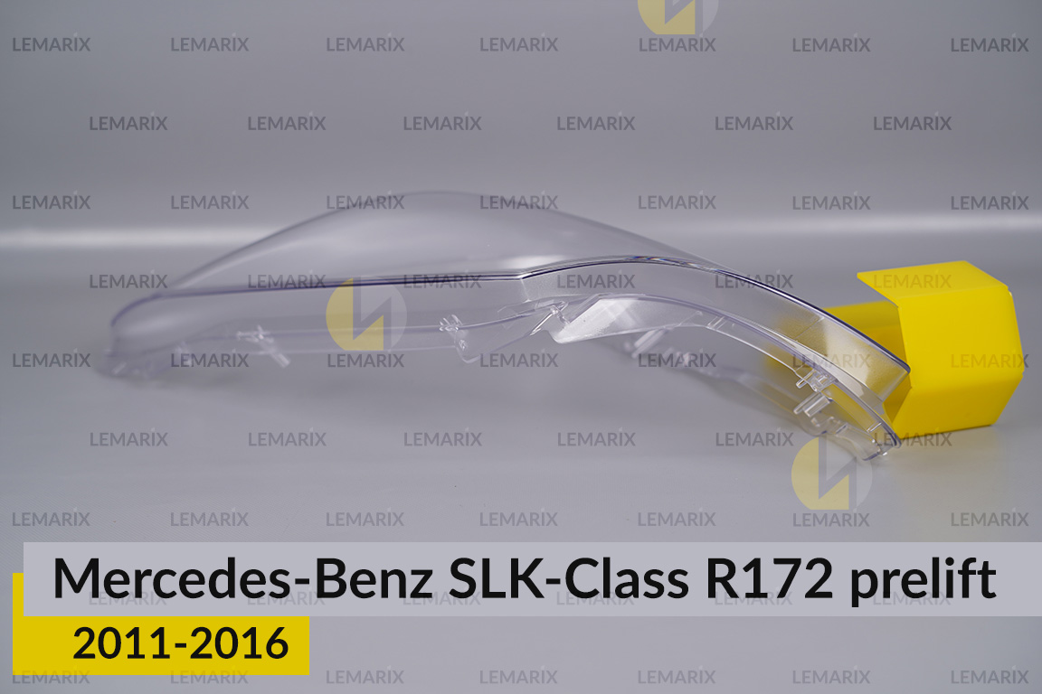 Скло фари Mercedes-Benz SLK-Class R172 (2011-2016) дорест ліве