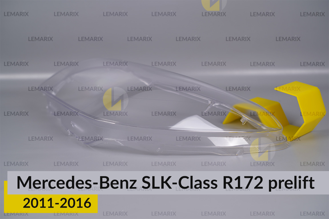 Скло фари Mercedes-Benz SLK-Class R172 (2011-2016) дорест ліве