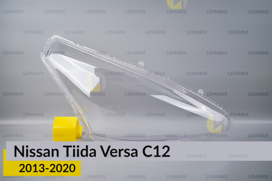 Стекло фары Nissan Tiida Versa C12 (2013-2020) правое