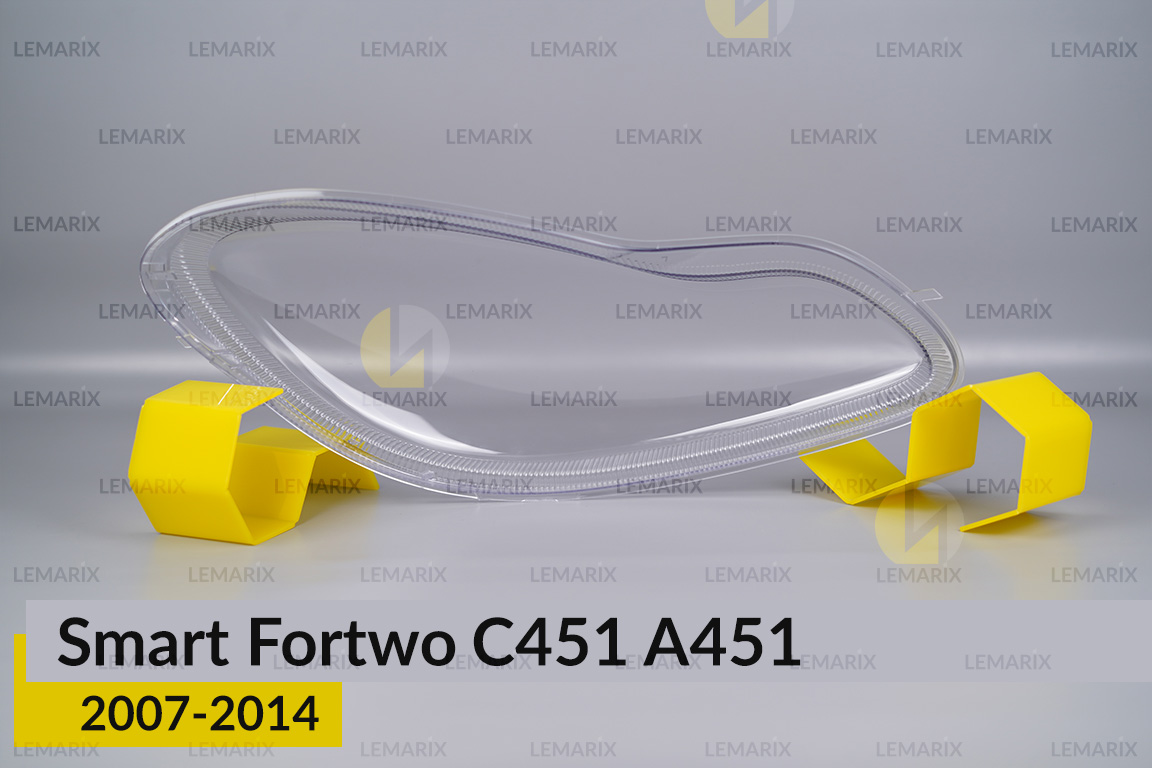 Скло фари Smart Fortwo C451 A451 (2007-2014) ліве