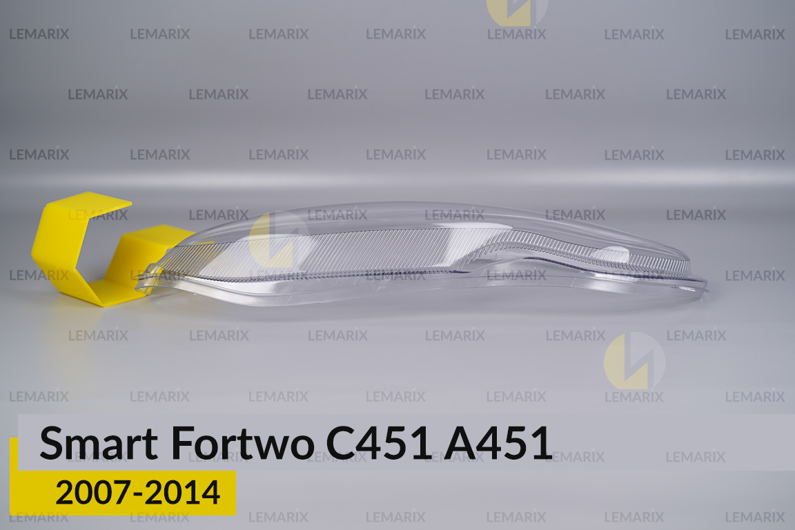 Скло фари Smart Fortwo C451 A451 (2007-2014) ліве