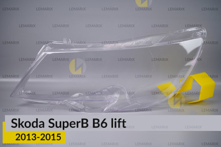 Скло фари Skoda SuperB B6 (2013-2015) рест ліве