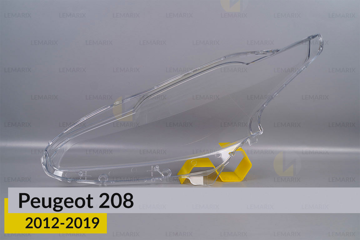 Стекло фары Peugeot 208 (2012-2019) правое