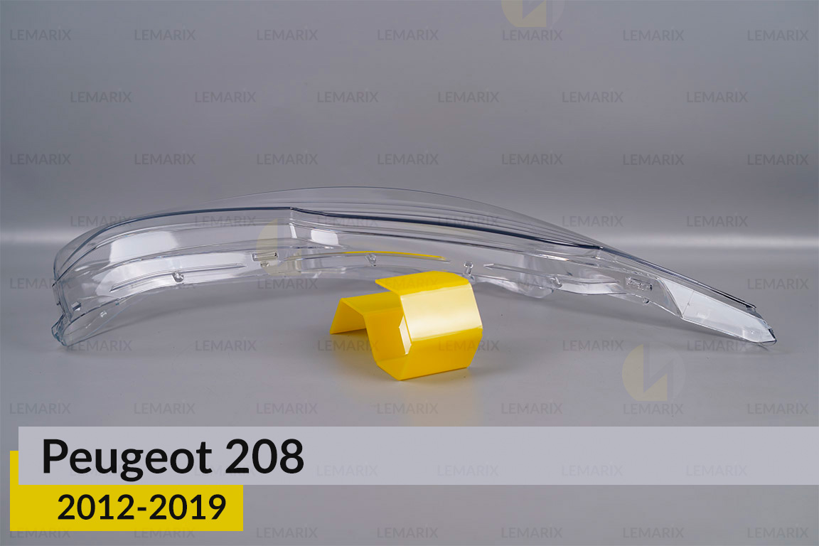 Стекло фары Peugeot 208 (2012-2019) правое