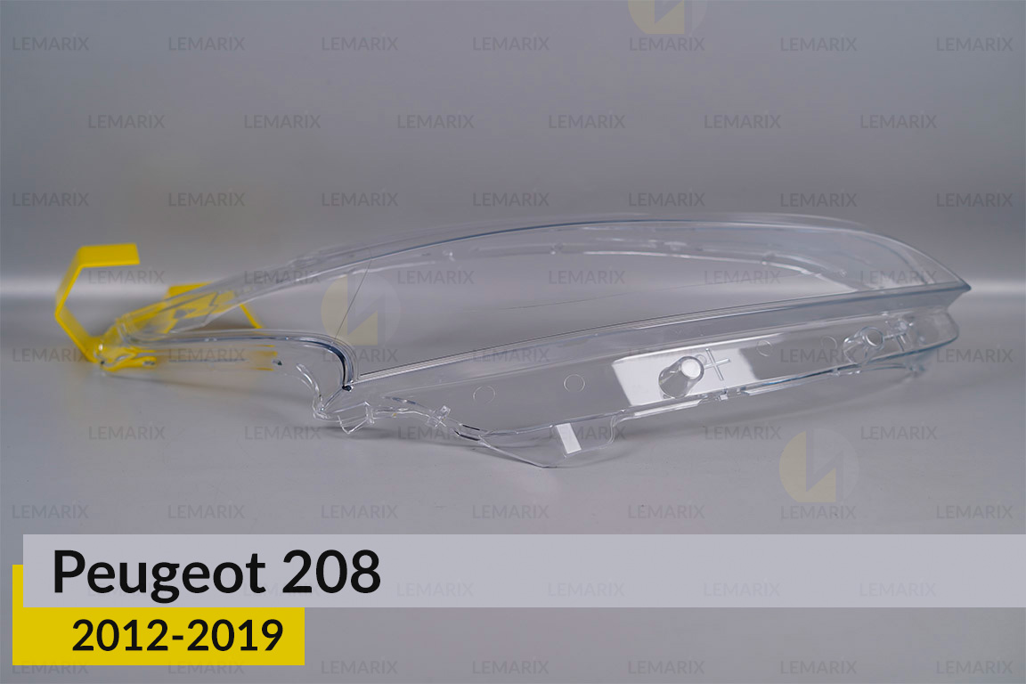 Стекло фары Peugeot 208 (2012-2019) правое