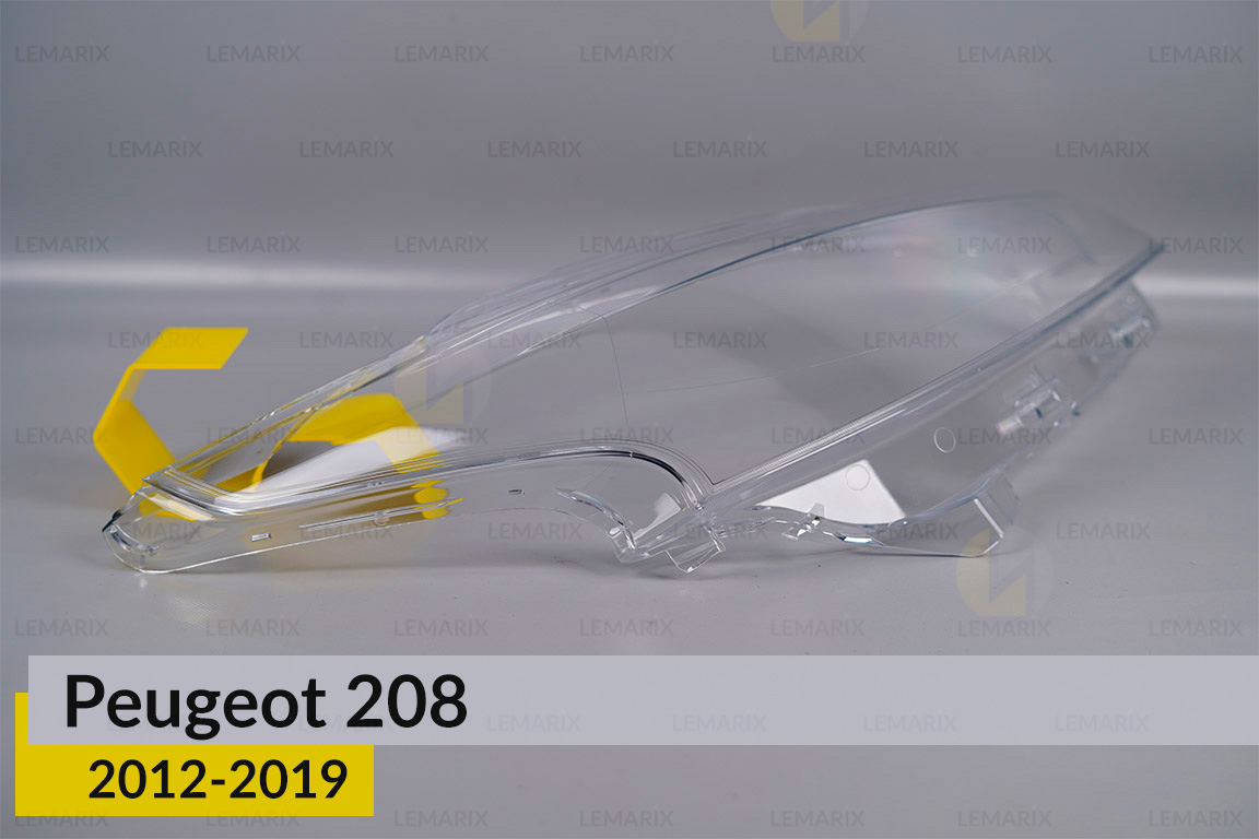 Стекло фары Peugeot 208 (2012-2019) правое