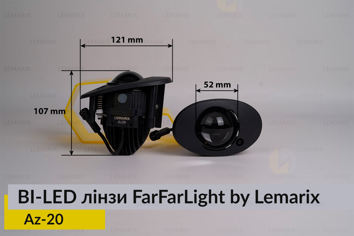 Протитуманні BI-LED лінзи FarFarLight by Lemarix серії Azul – Az20