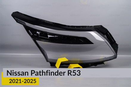 Стекло фары Nissan Pathfinder R53 (2021-2025) дорест правое