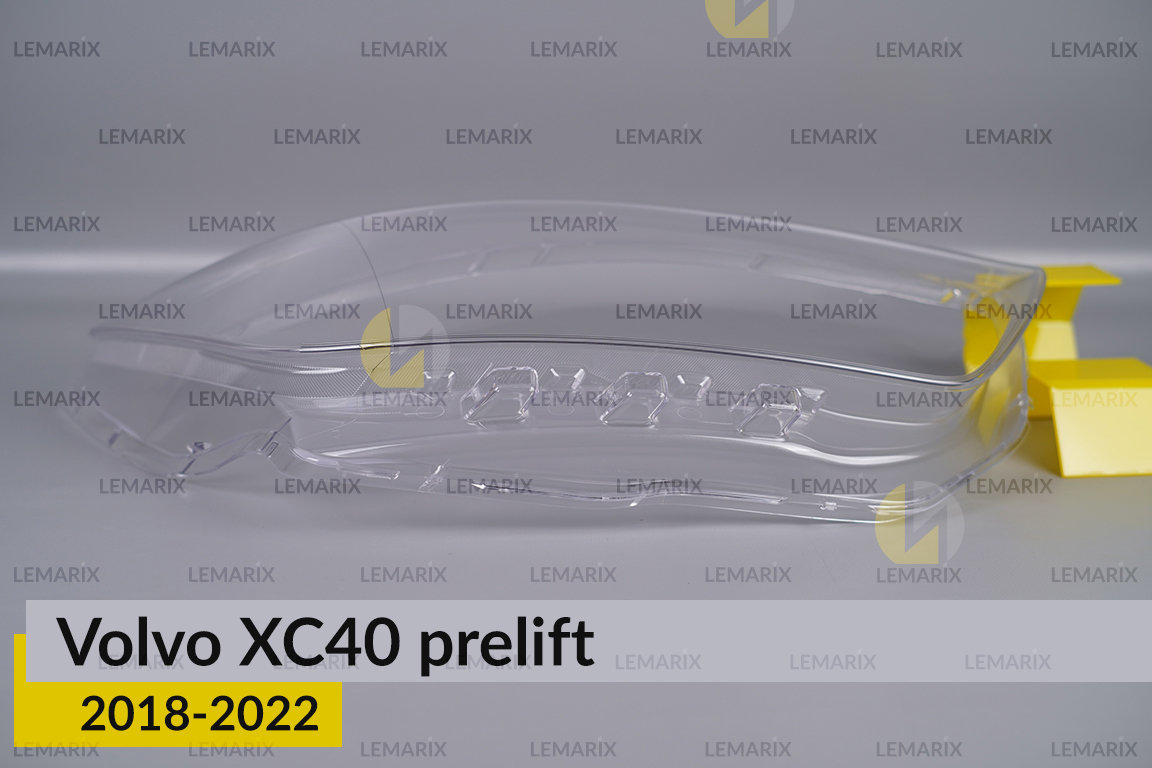Скло фари Volvo XC40 (2018-2022) дорест праве