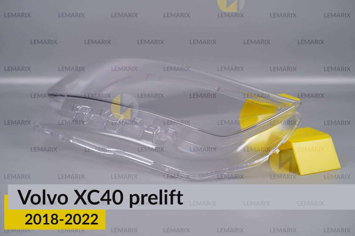 Скло фари Volvo XC40 (2018-2022) дорест праве