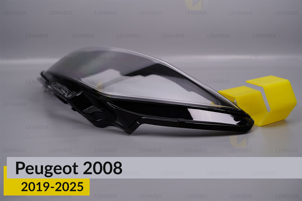 Стекло фары Peugeot 2008 (2019-2025) левое