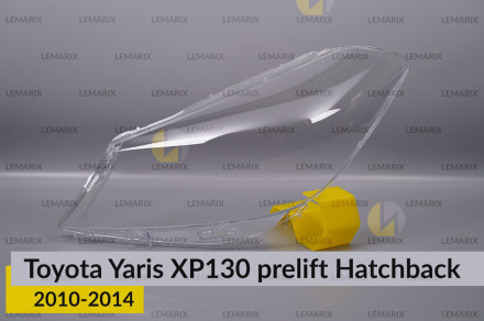 Стекло фары Toyota Yaris XP130 Hatchback (2010-2014) дорест левое