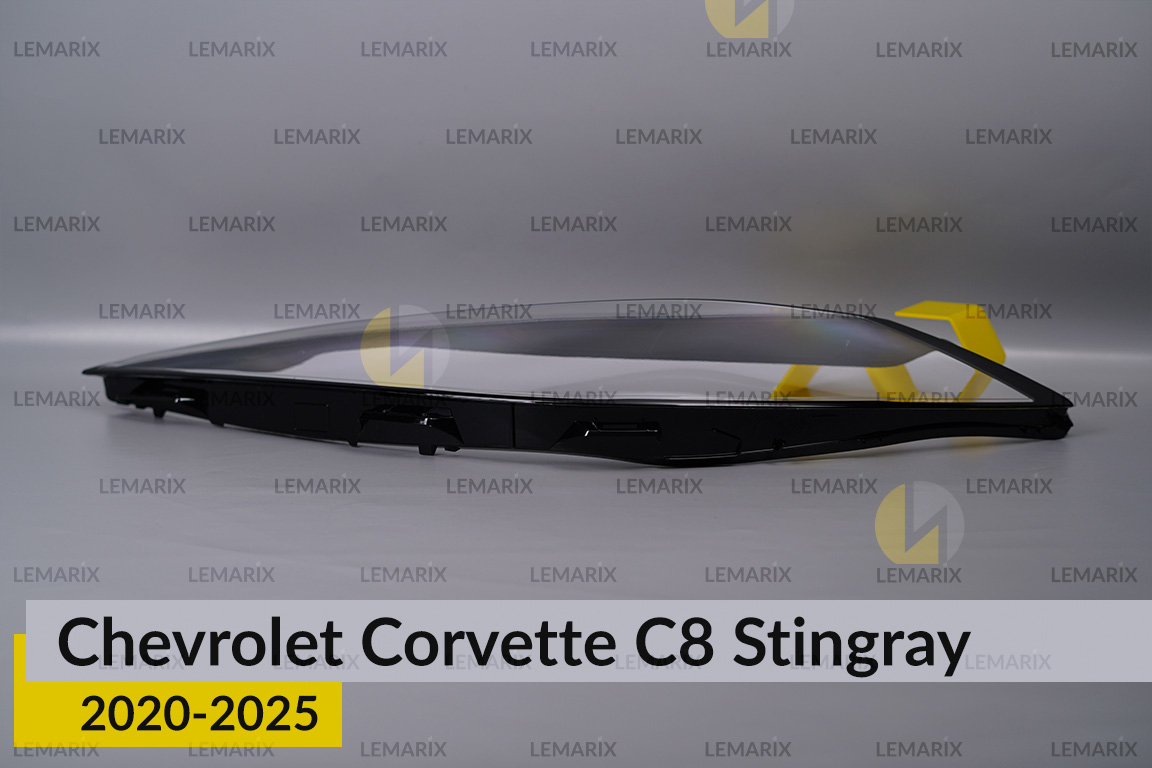 Скло фари Chevrolet Corvette C8 Stingray (2020-2026) ліве