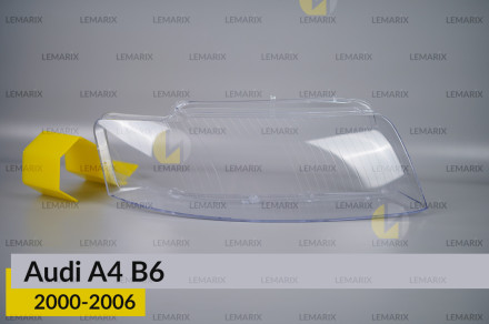 Скло фари Audi A4 B6 (2000-2006) праве