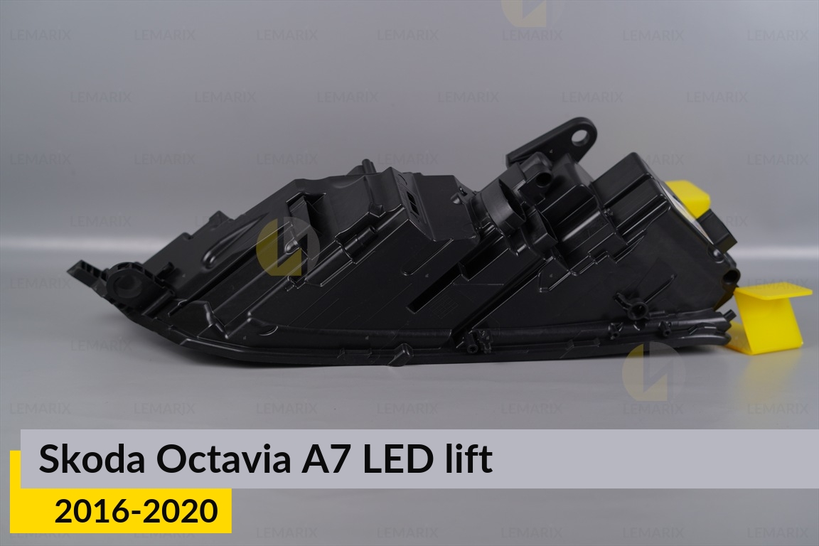 Корпус фары Skoda Octavia A7 LED (2016-2020) рест левый