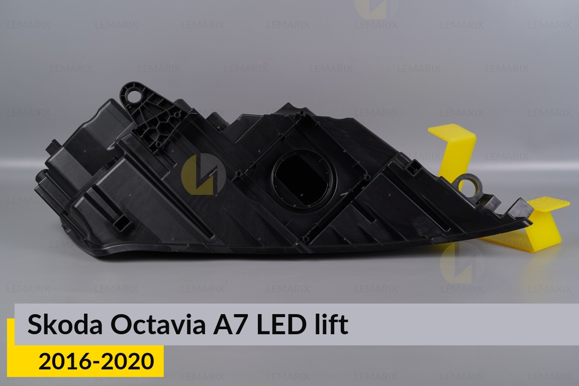 Корпус фары Skoda Octavia A7 LED (2016-2020) рест левый