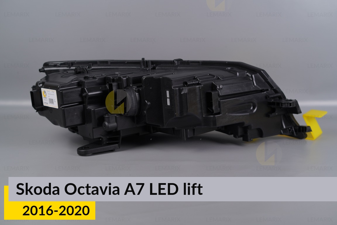 Корпус фары Skoda Octavia A7 LED (2016-2020) рест левый