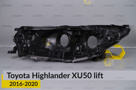 Корпус фари Toyota Highlander XU50 (2016-2020) рест лівий