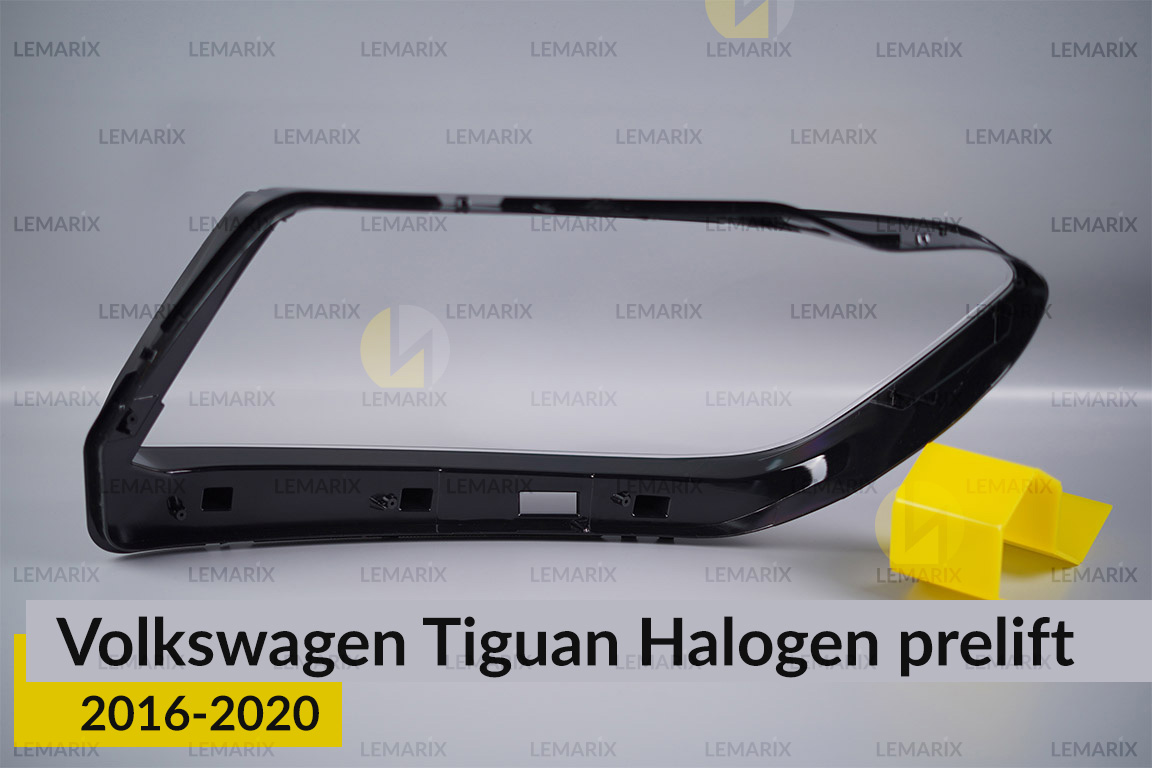 Скло фари VW Volkswagen Tiguan Halogen (2016-2020) дорест праве