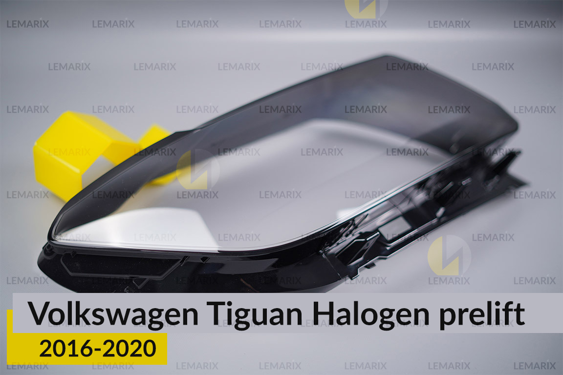 Скло фари VW Volkswagen Tiguan Halogen (2016-2020) дорест праве
