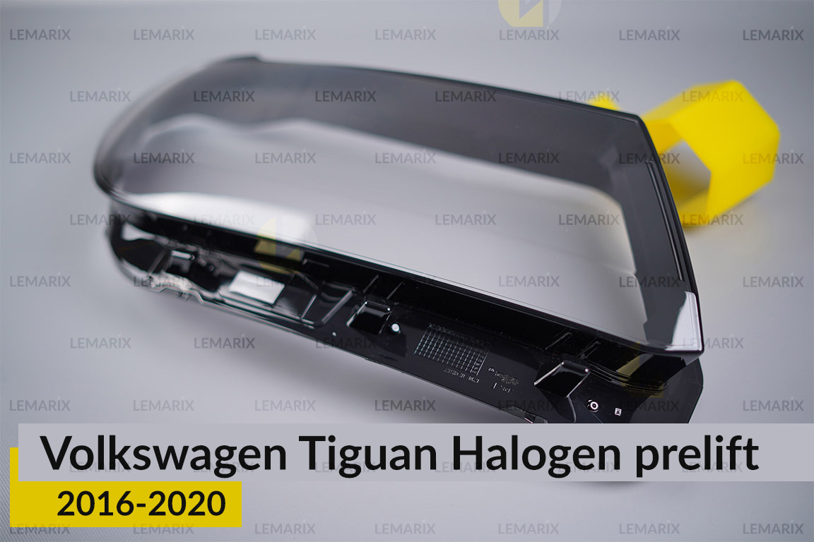 Скло фари VW Volkswagen Tiguan Halogen (2016-2020) дорест праве
