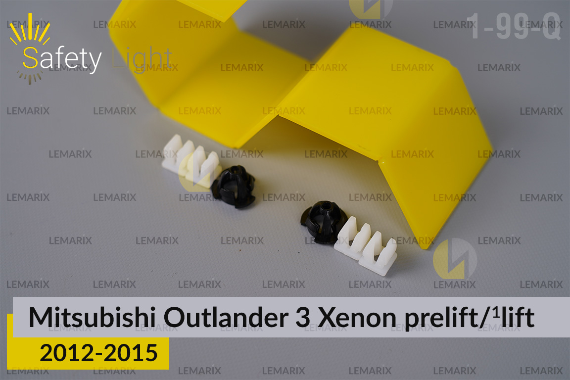 Перехідна рамка для Mitsubishi Outlander 3 Xenon (2012-2015) дорест/1 рест
