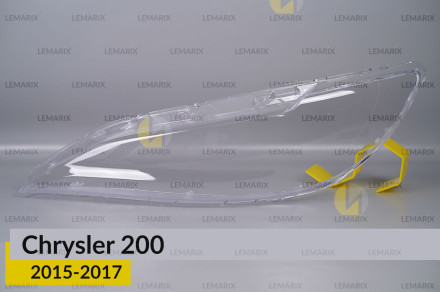 Скло фари Chrysler 200 (2015-2017) ліве