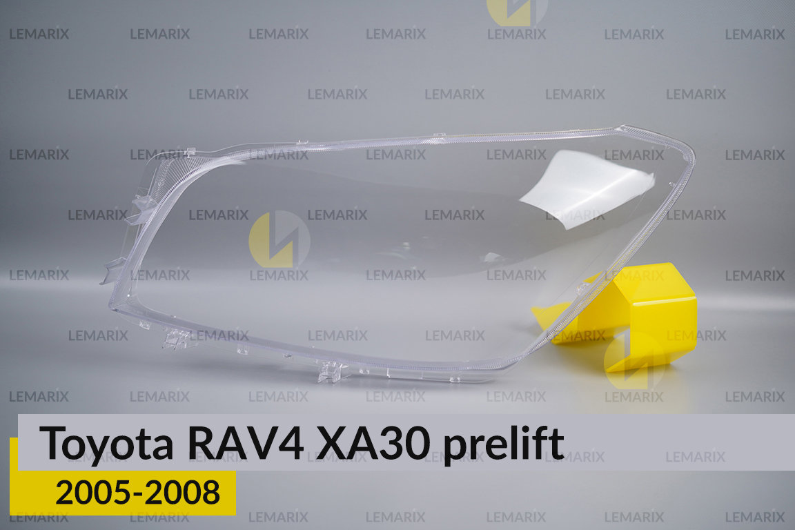 Стекло фары Toyota RAV4 XA30 (2005-2008) дорест левое