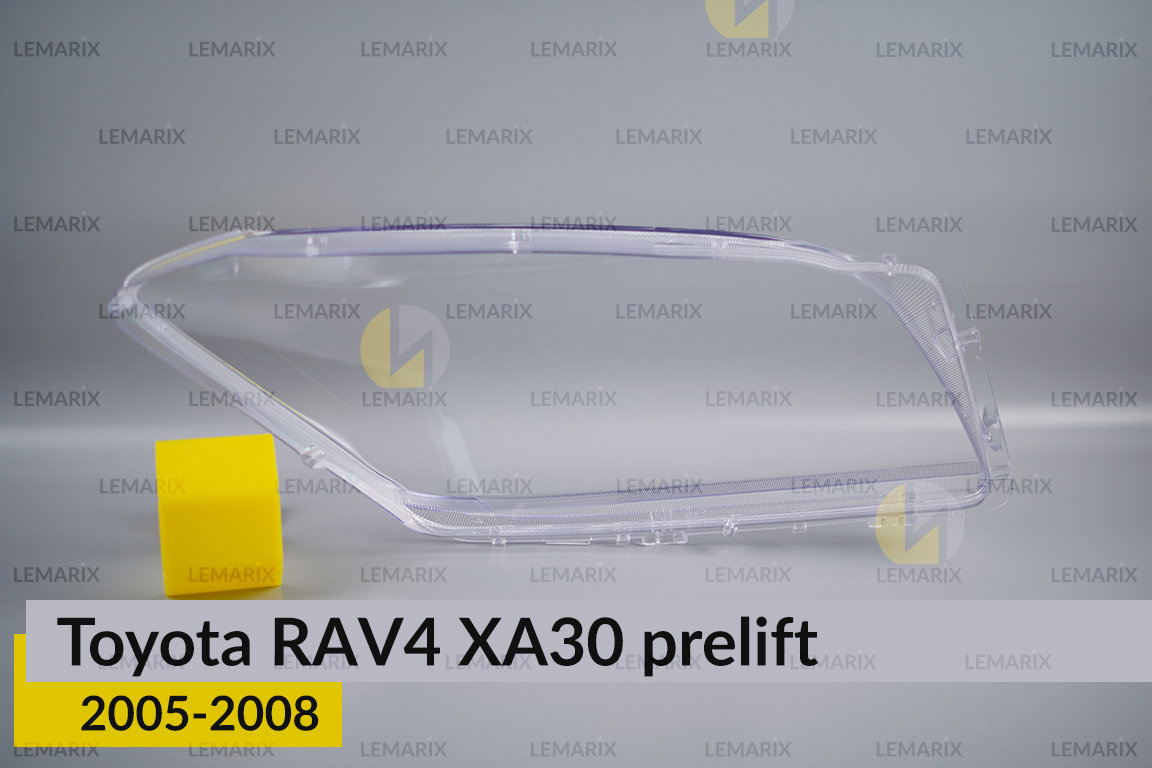 Стекло фары Toyota RAV4 XA30 (2005-2008) дорест левое