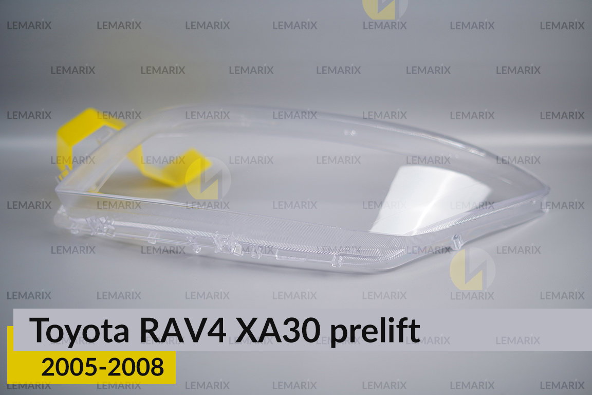 Стекло фары Toyota RAV4 XA30 (2005-2008) дорест левое