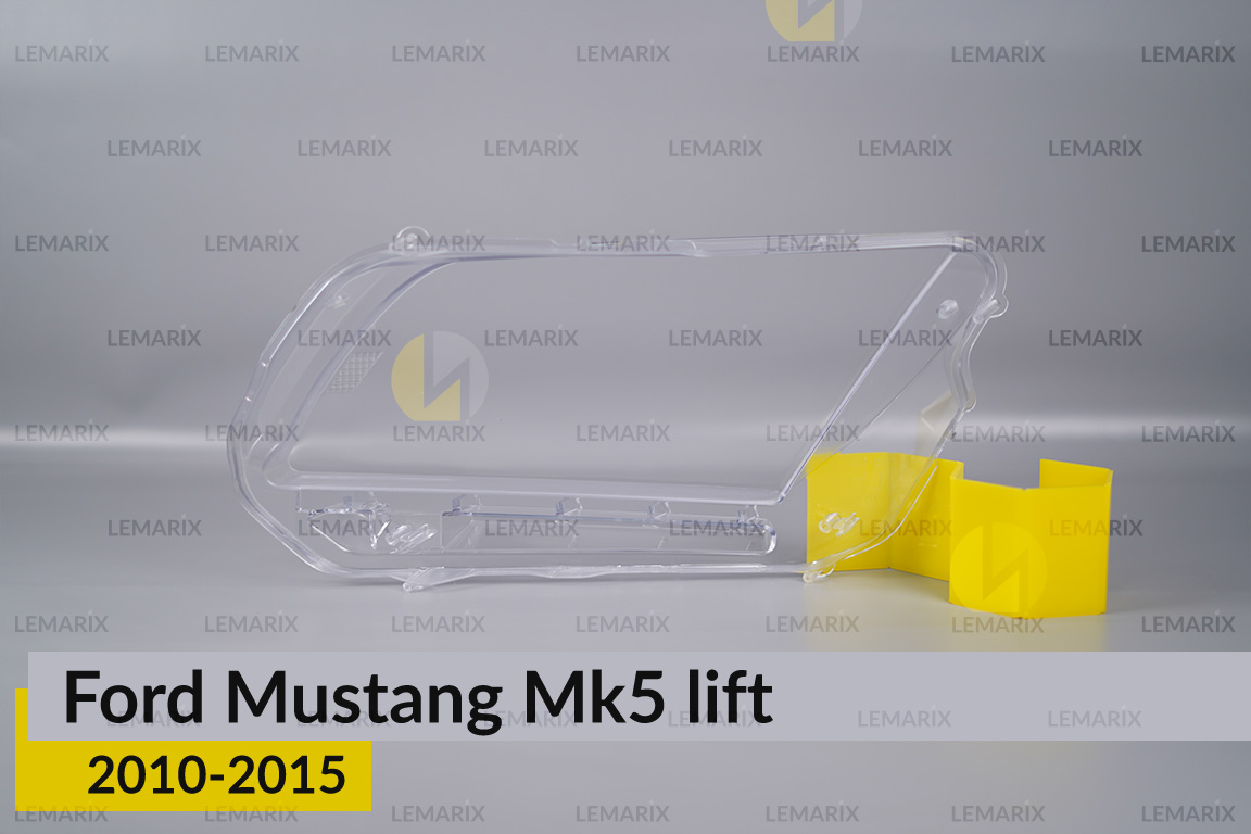 Скло фари Ford Mustang Mk5 (2010-2015) рест ліве
