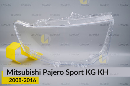 Стекло фары Mitsubishi Pajero Sport KG KH (2008-2016) правое