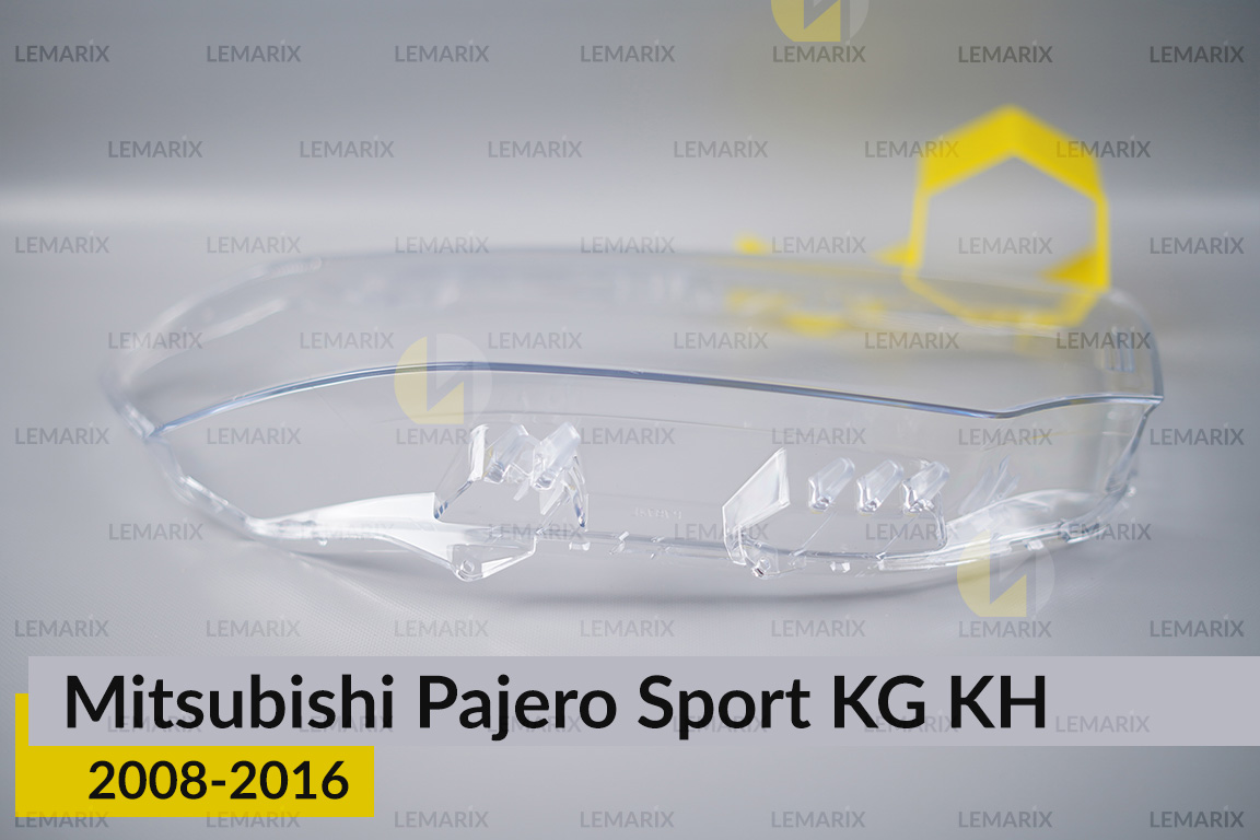 Скло фари Mitsubishi Pajero Sport KG KH (2008-2016) праве