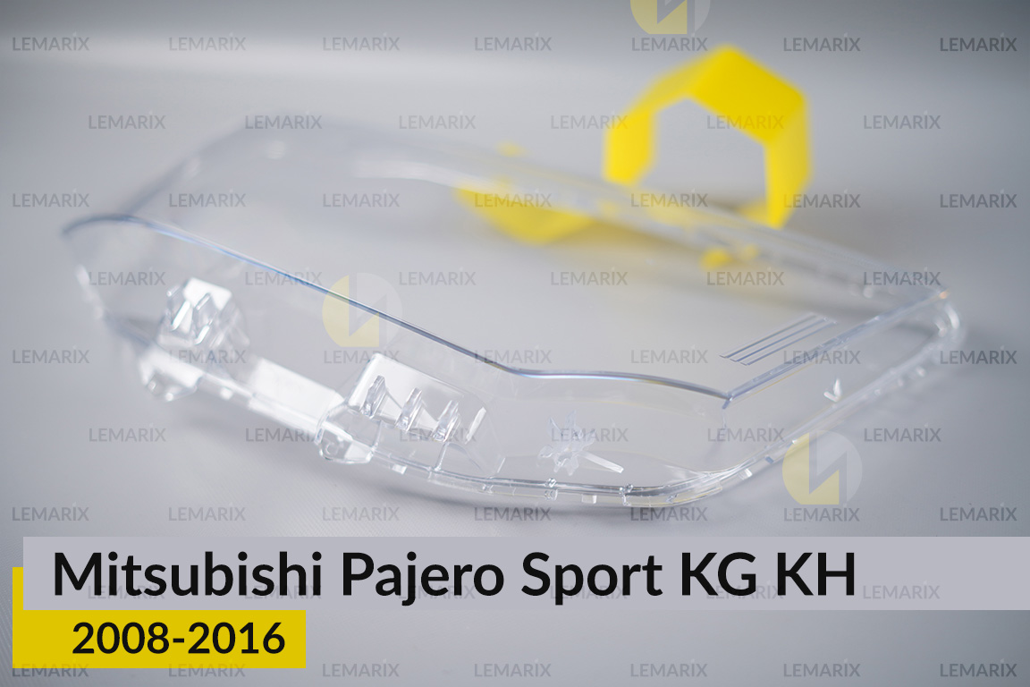 Скло фари Mitsubishi Pajero Sport KG KH (2008-2016) праве