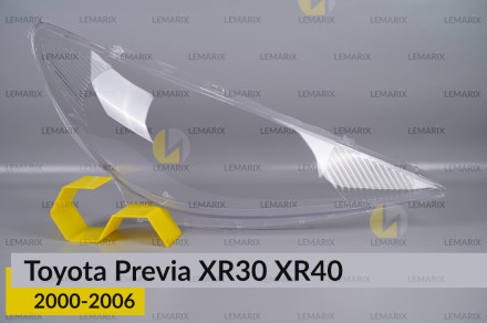 Стекло фары Toyota Previa XR30 XR40 (2000-2006) правое