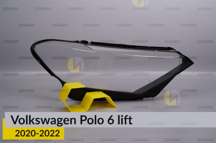 Скло фари VW Volkswagen Polo 6 (2020-2022) рест праве