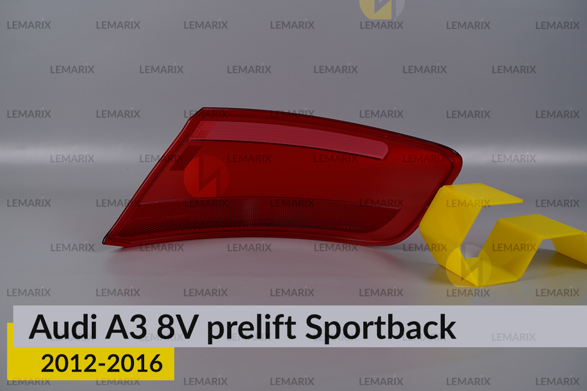 Стекло заднего фонаря внешнее в крыле Audi A3 8V Sportback (2012-2016) дорест левое